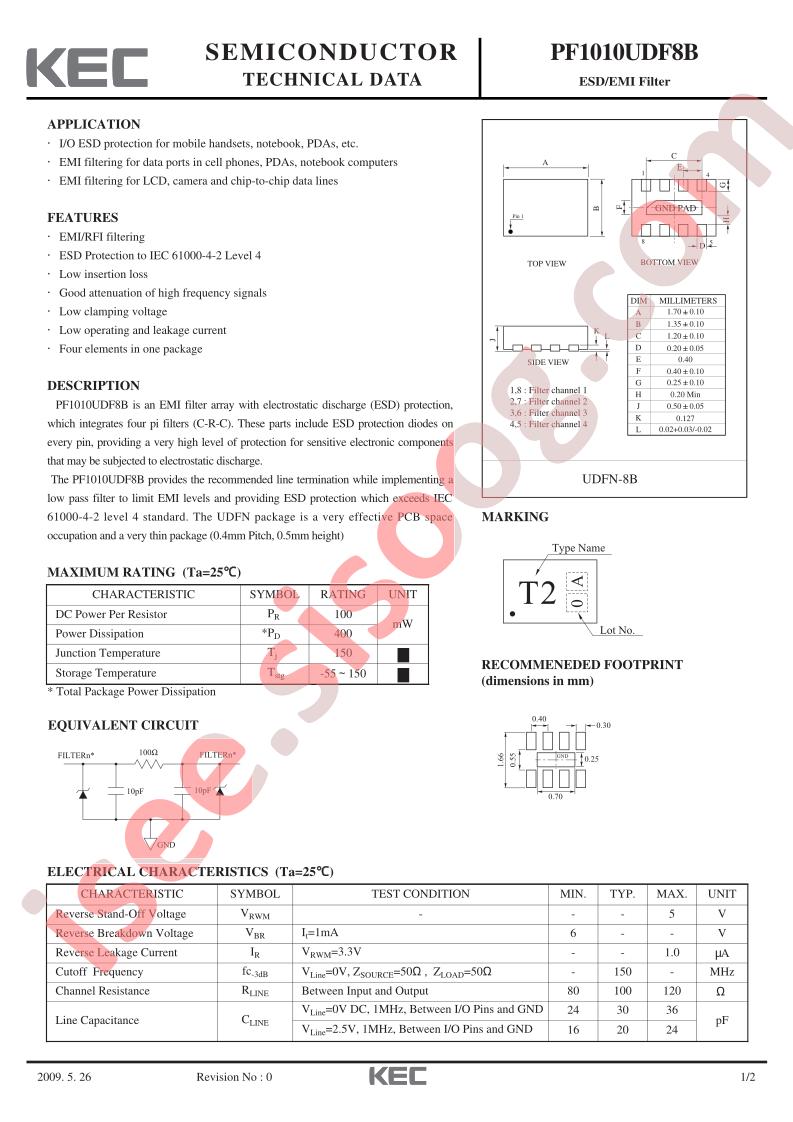 PF1010UDF8B