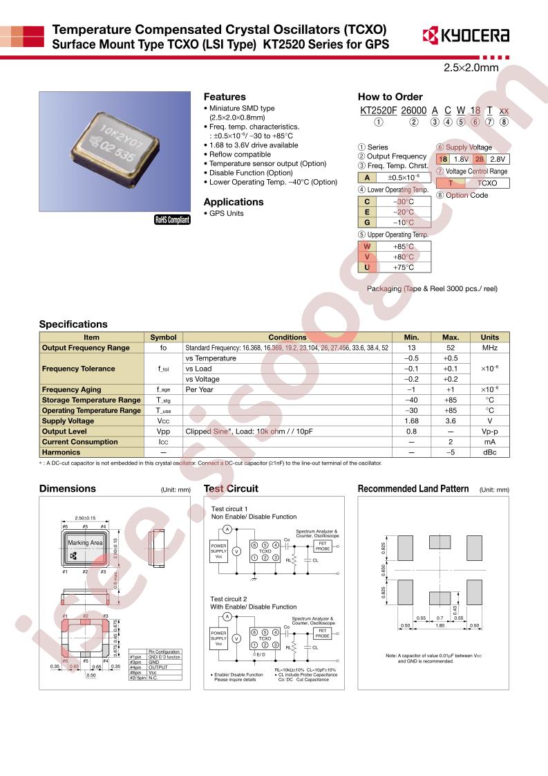 KT2520F26000ACU18TXX