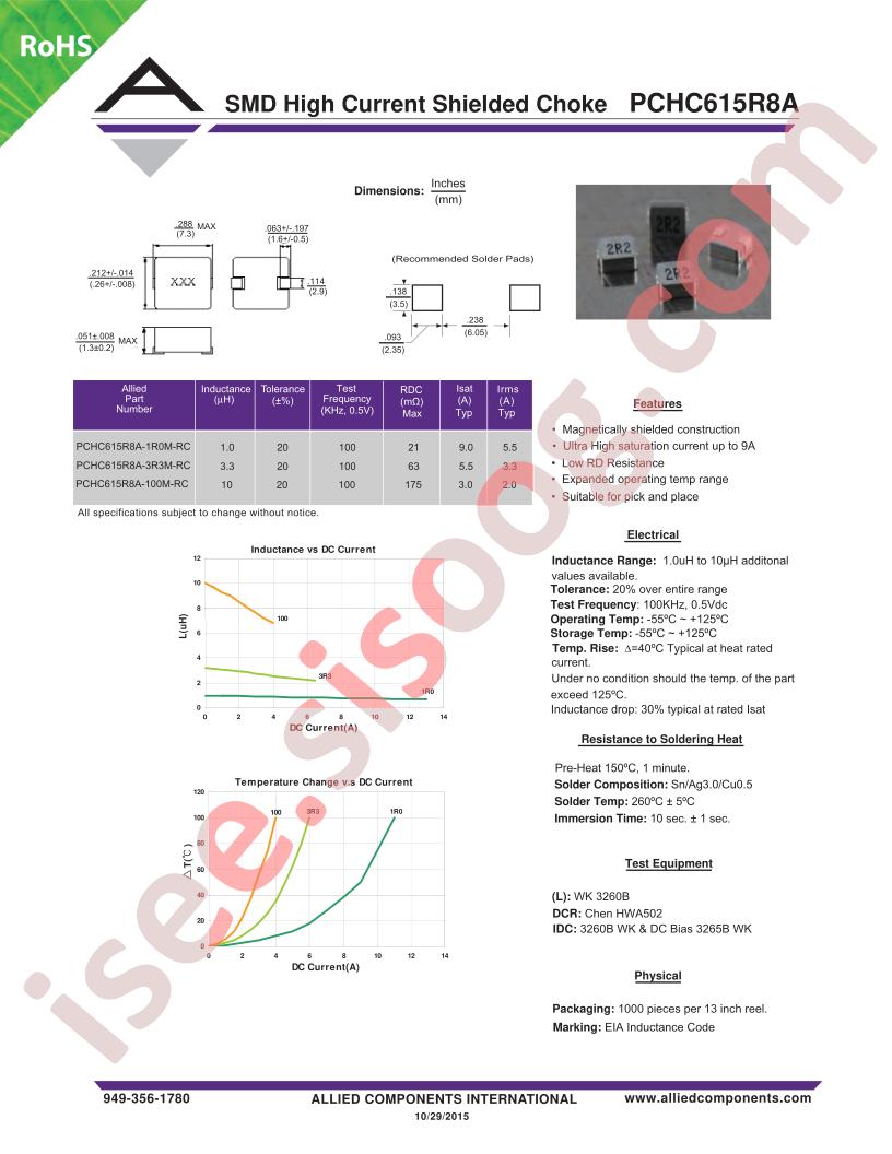 PCHC615R8A-3R3M-RC