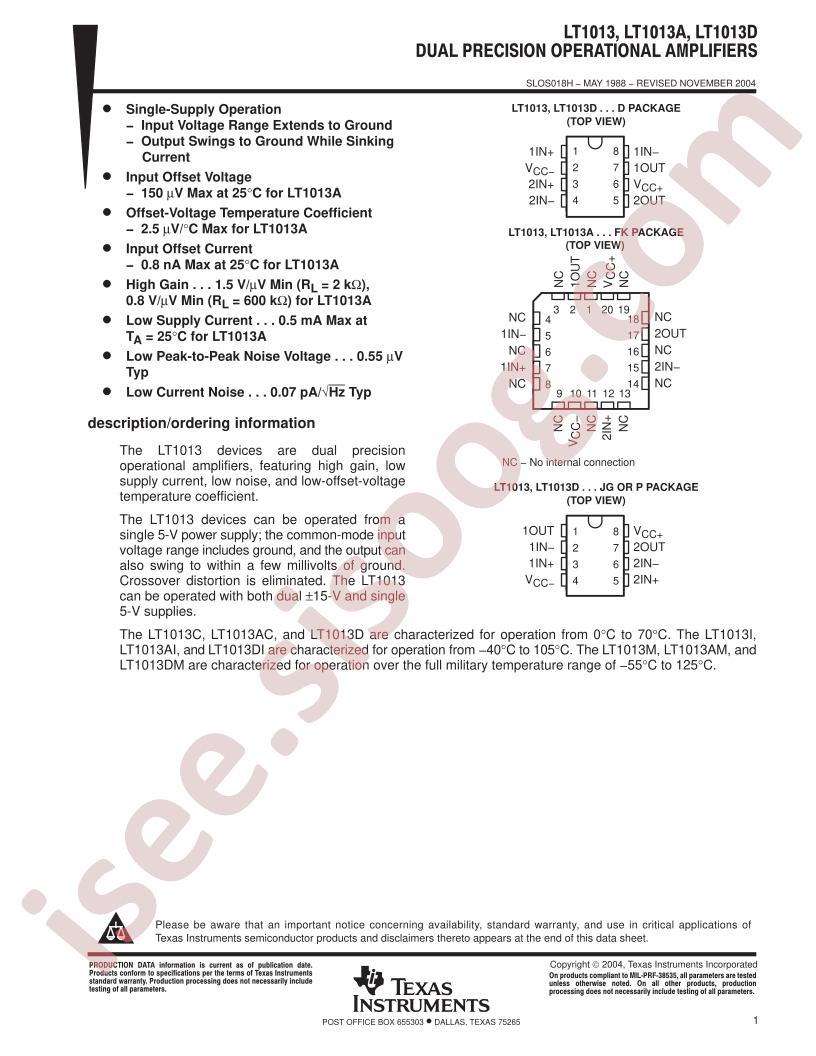 LT1013