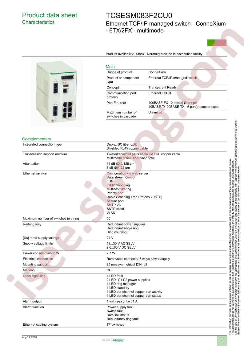 TCSESM083F2CU0