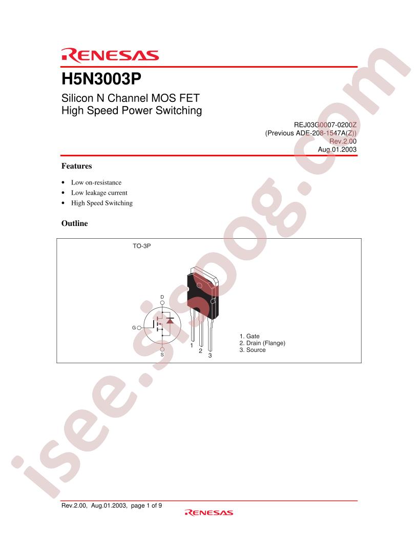 H5N3003P