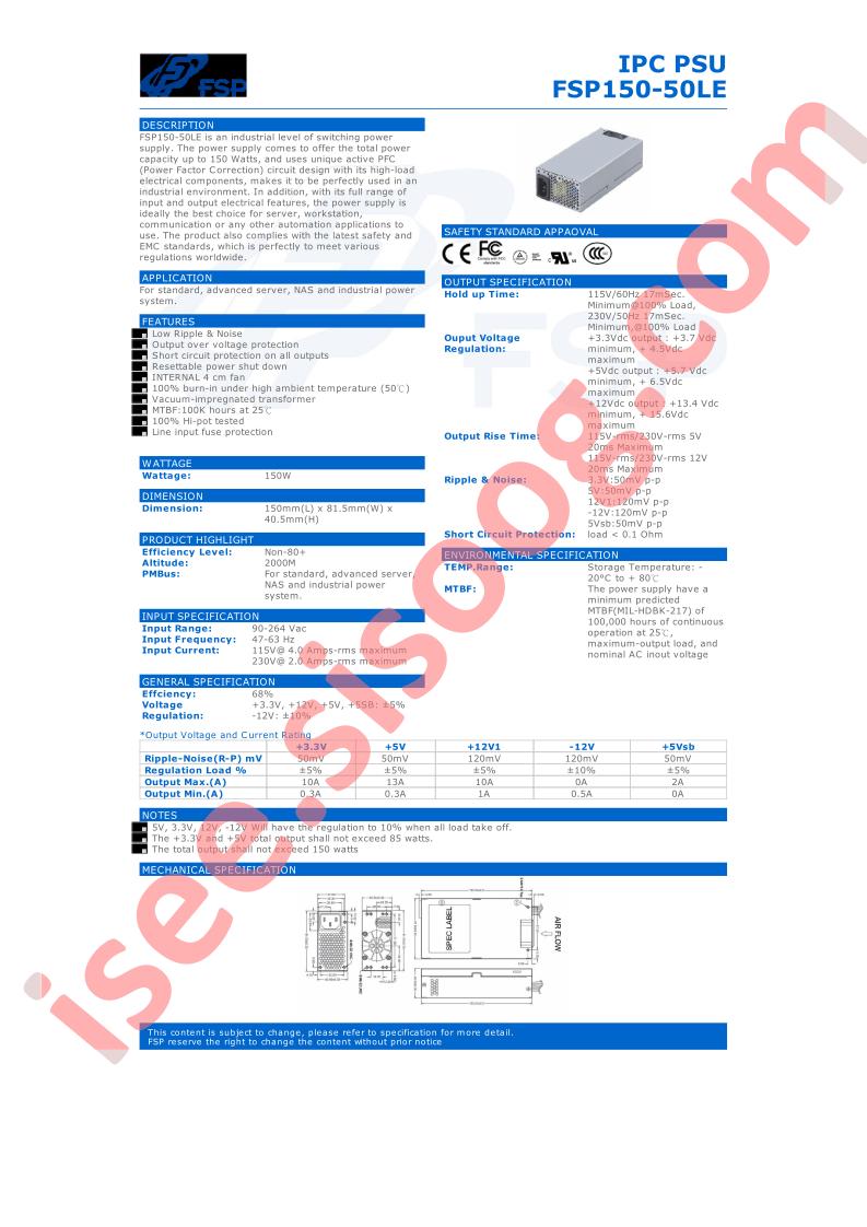 FSP150-50LE