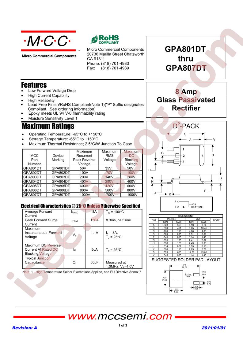GPA801DT
