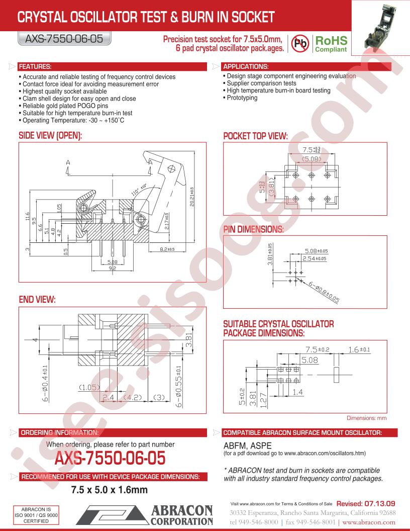 AXS-7550-06-05