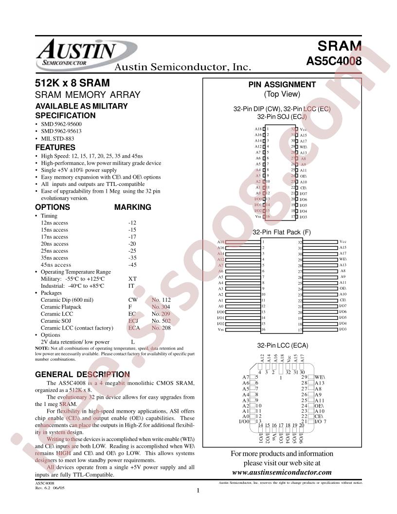 AS5C4008ECJ-20