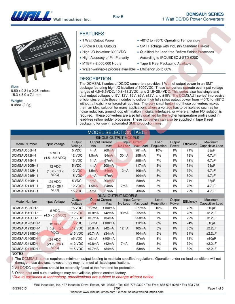 DCMSAU1205H-1