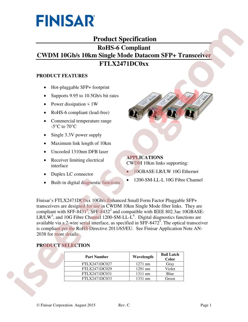 FTLX2471DC033