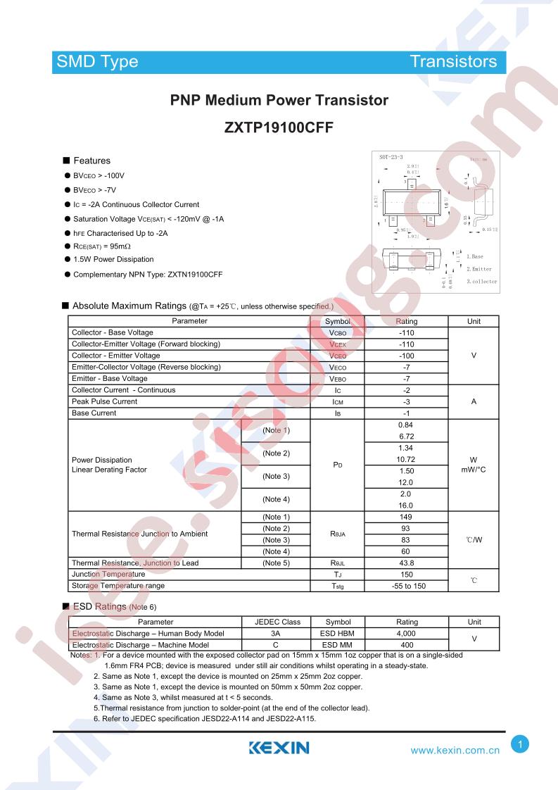 ZXTP19100CFF