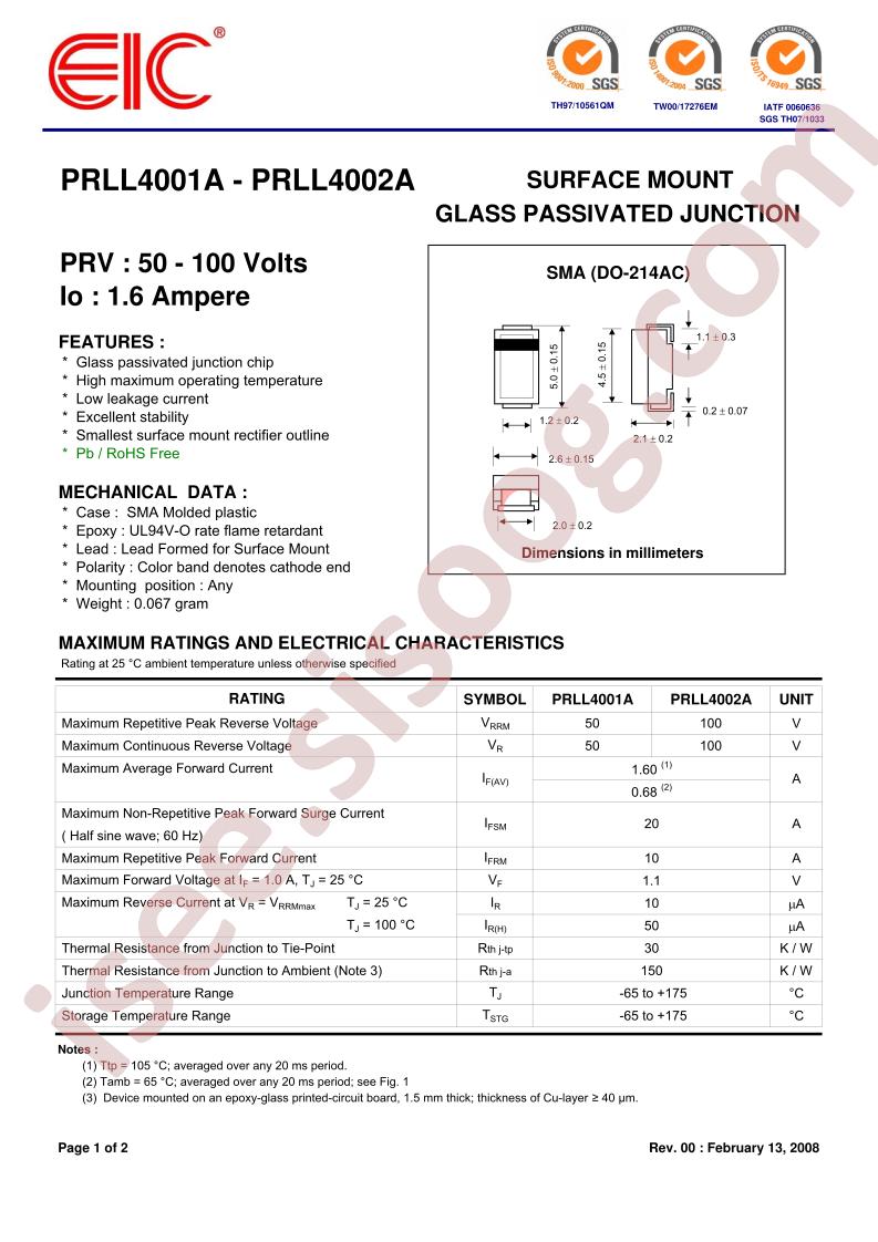PRLL4001A