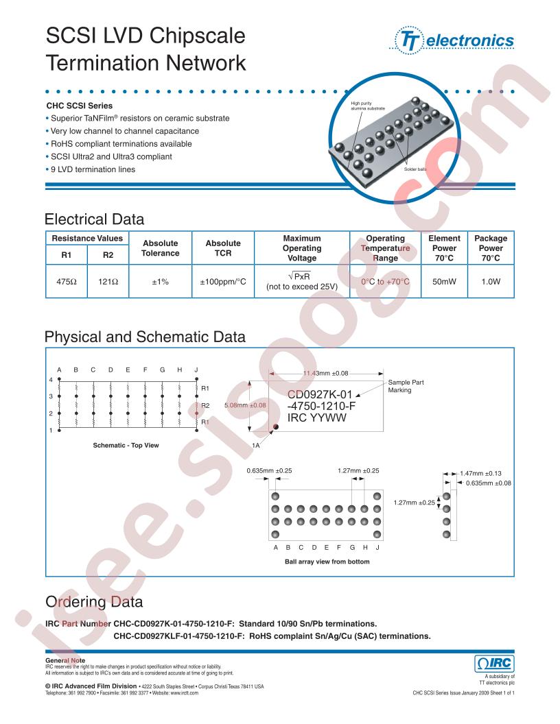 CHC-CD0927K-01-4750