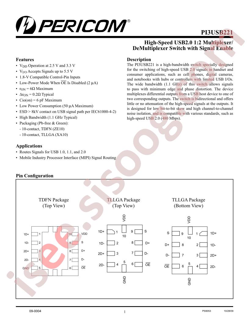 PI3USB221