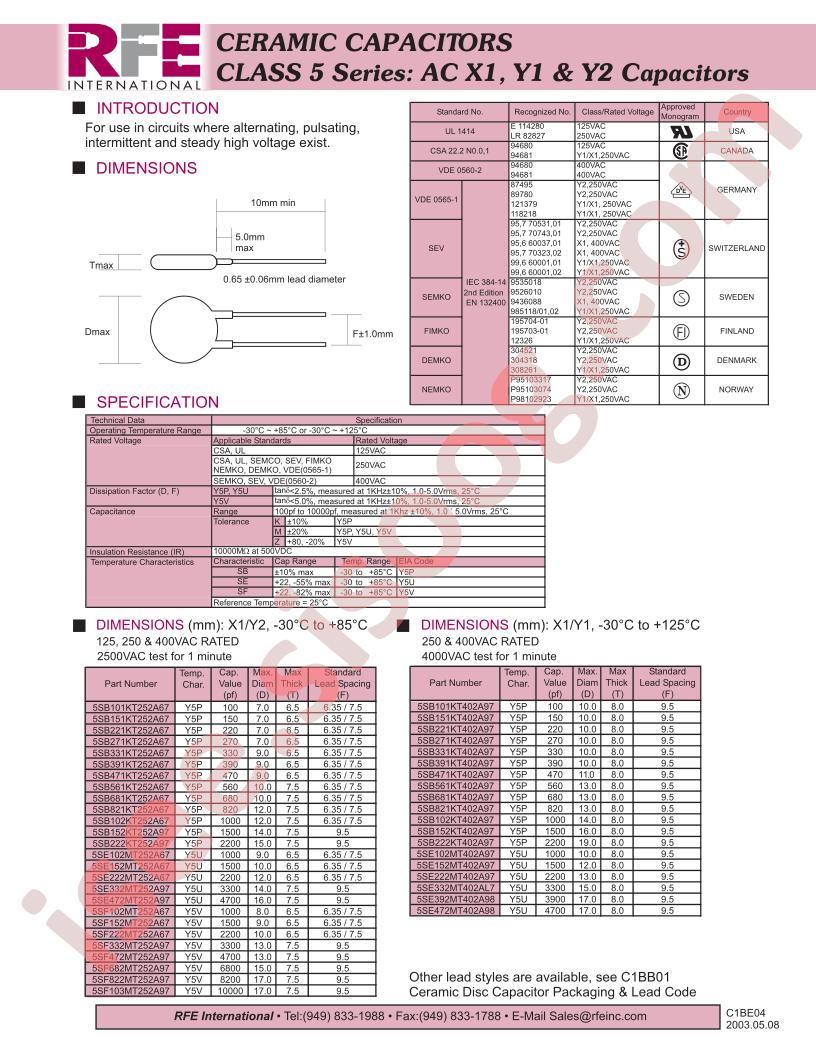 5SF102MT252A67