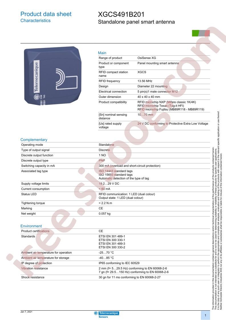 XGCS491B201