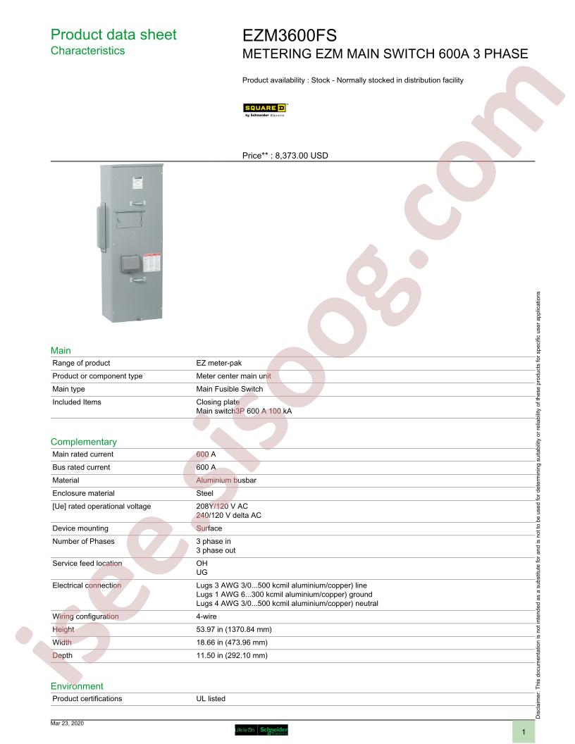 EZM3600FS