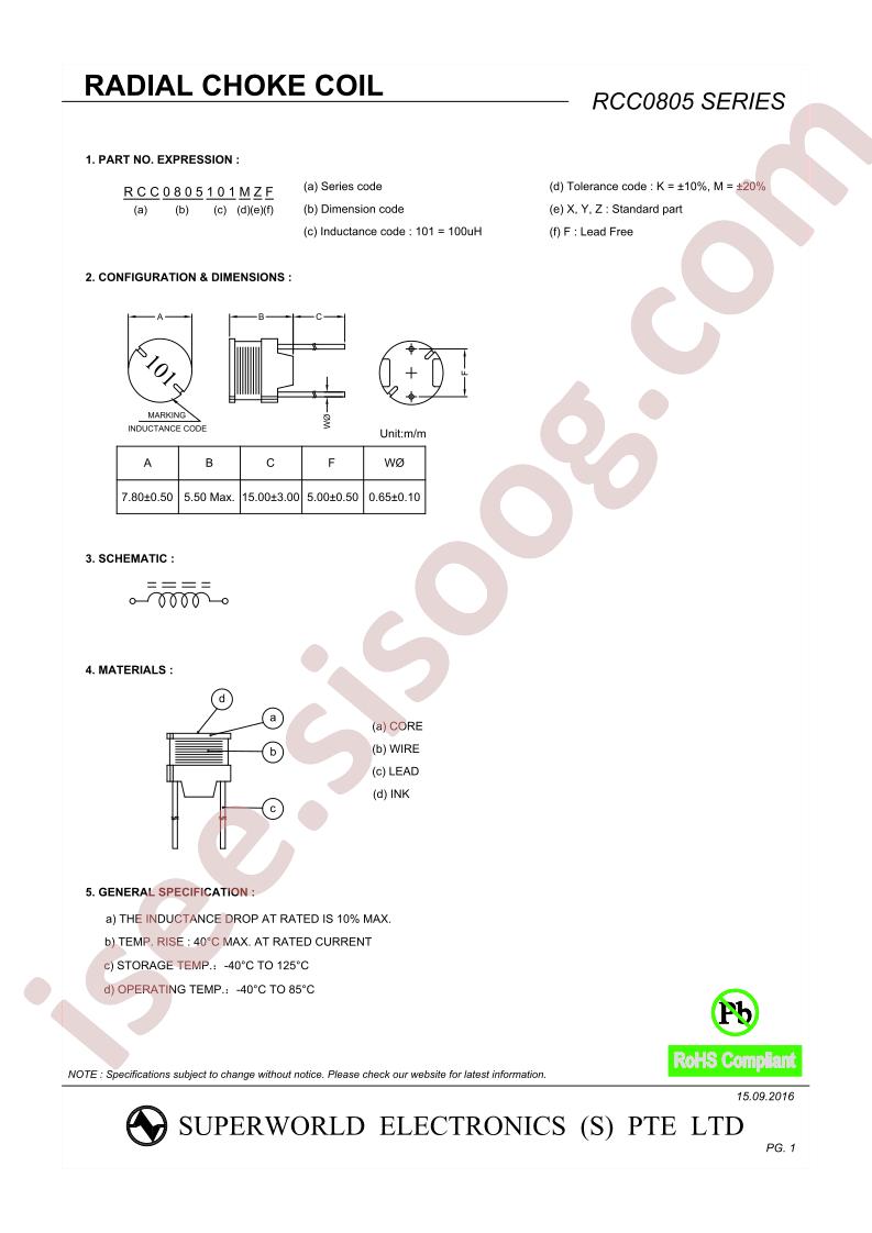 RCC0805391KZF
