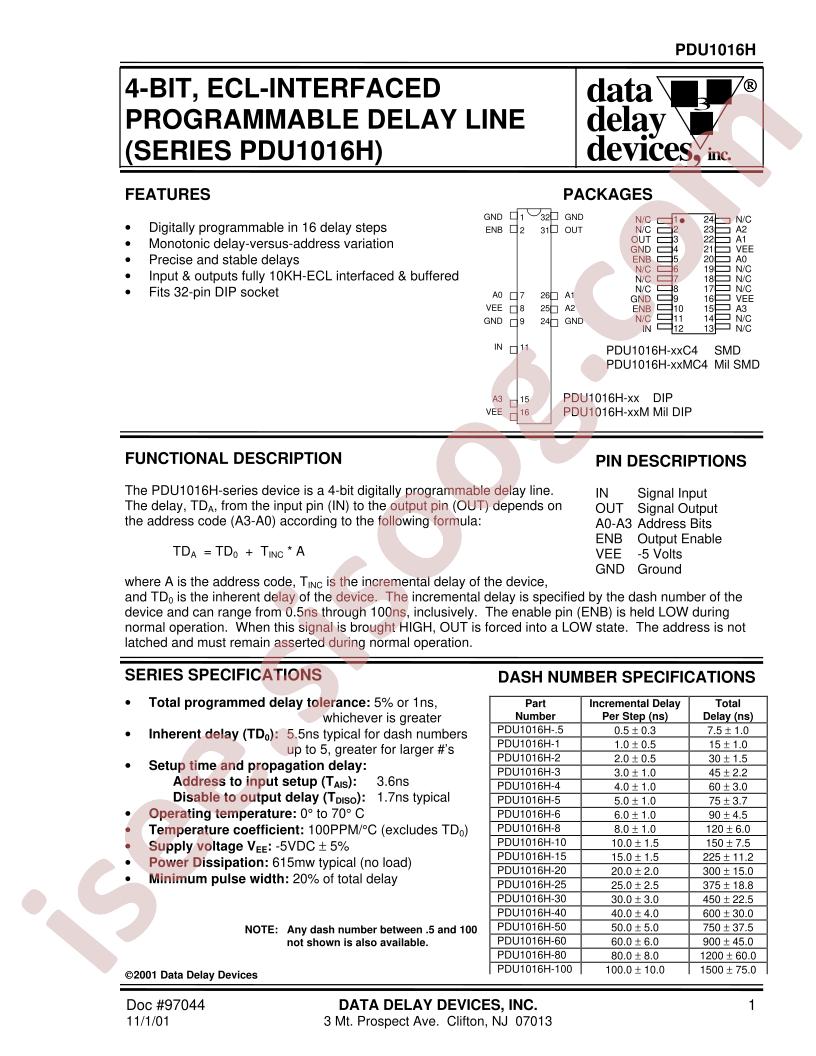 PDU1016H-.5C4