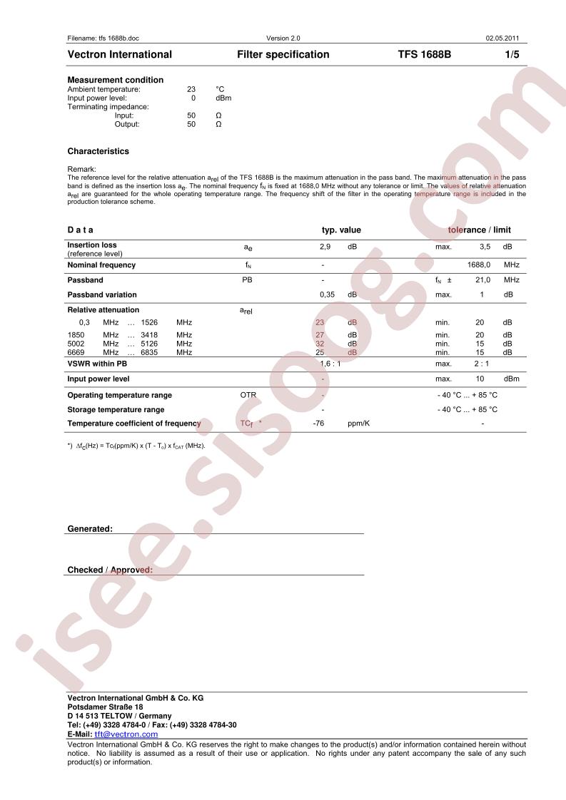 TFS1688B