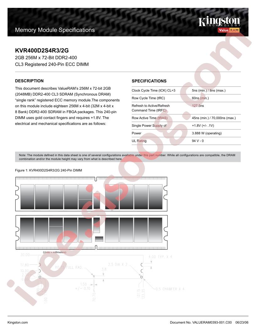 KVR400D2S4R3-2G