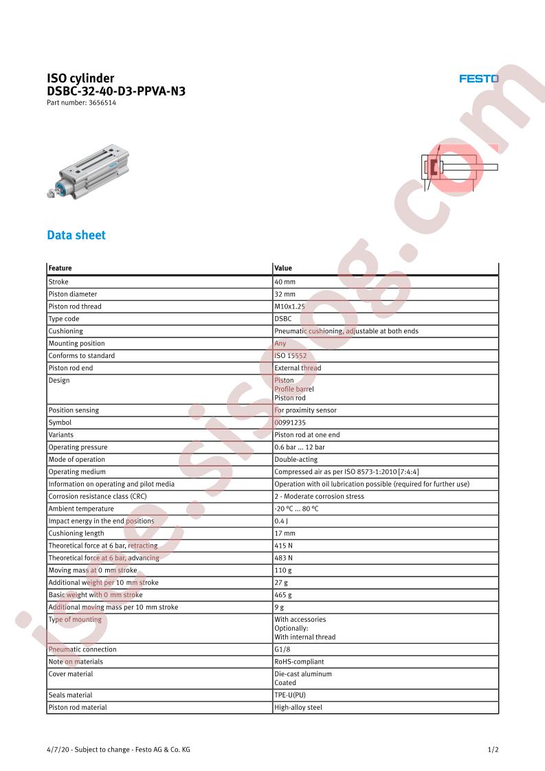 DSBC-32-40-D3-PPVA-N3