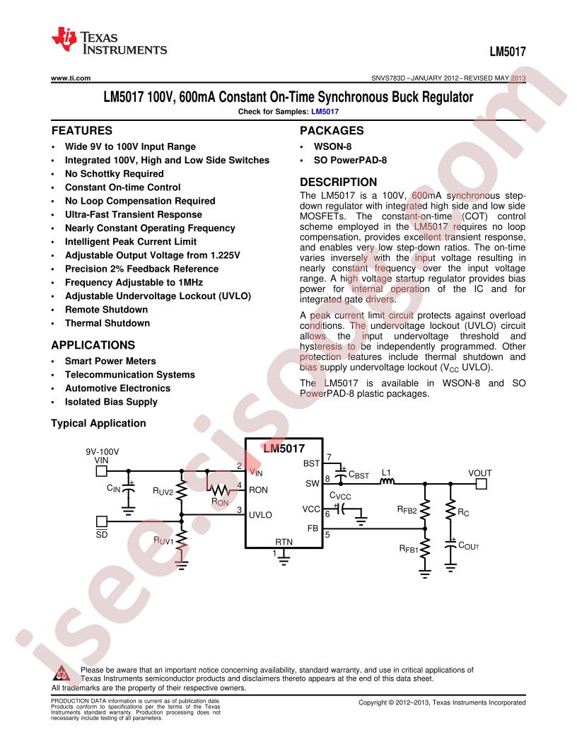 LM5017MRX_NOPB