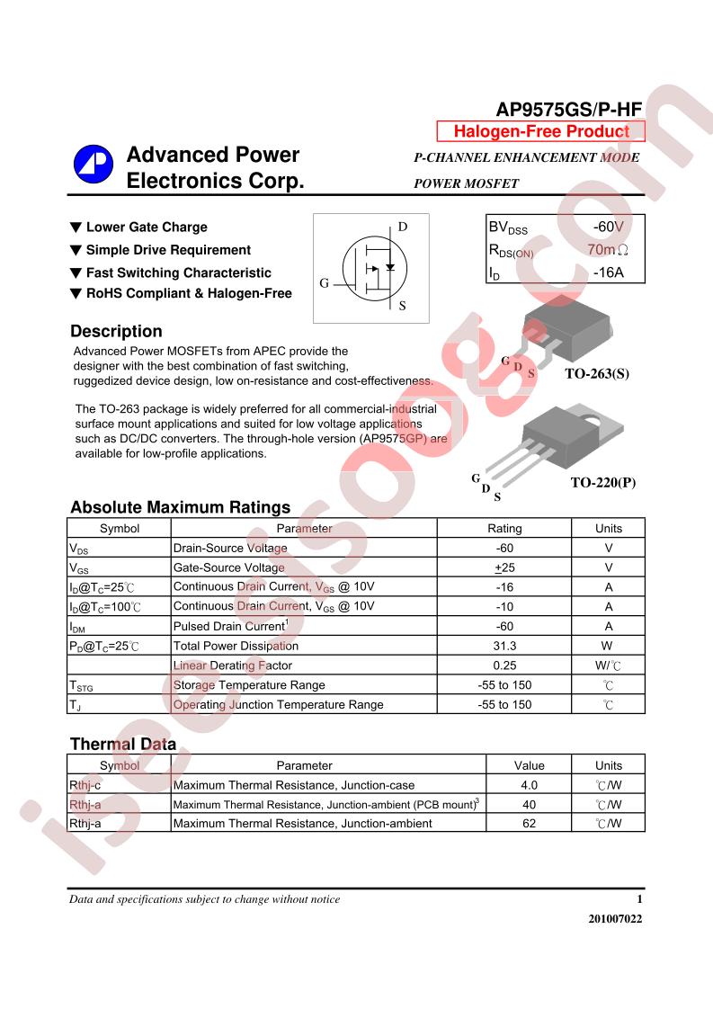 AP9575GS-HF