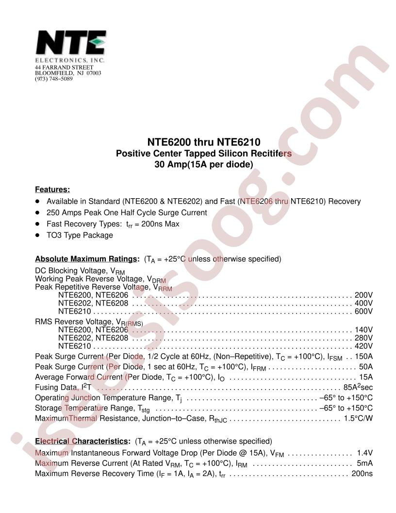 NTE6200