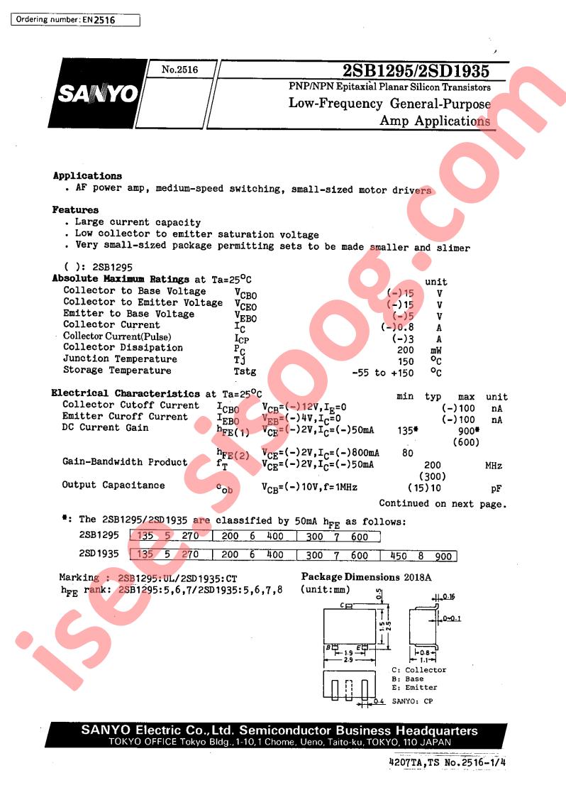 2SB1295