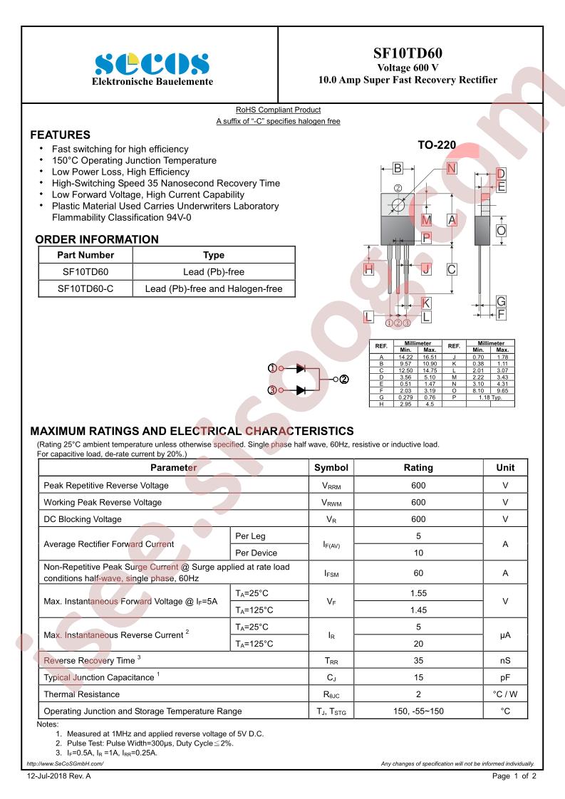 SF10TD60-C