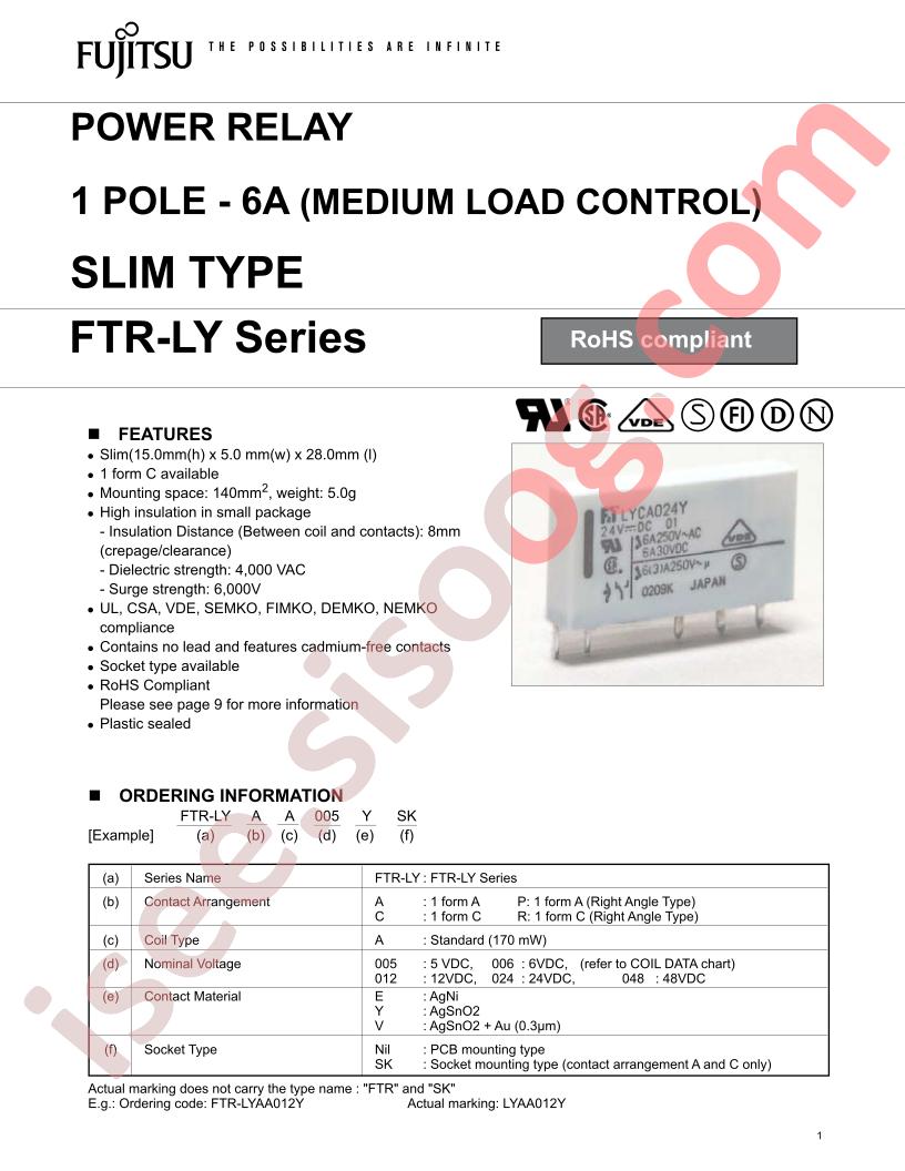 FTR-LYAA005VSK