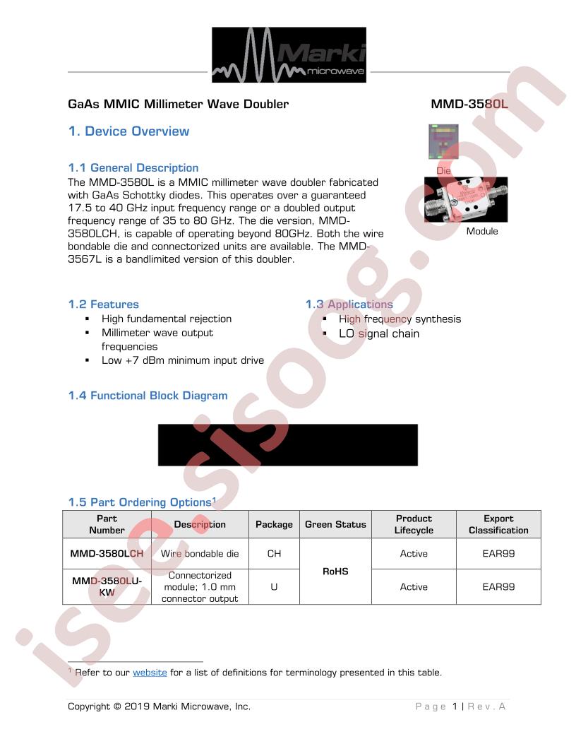 MMD-3580LU-KW