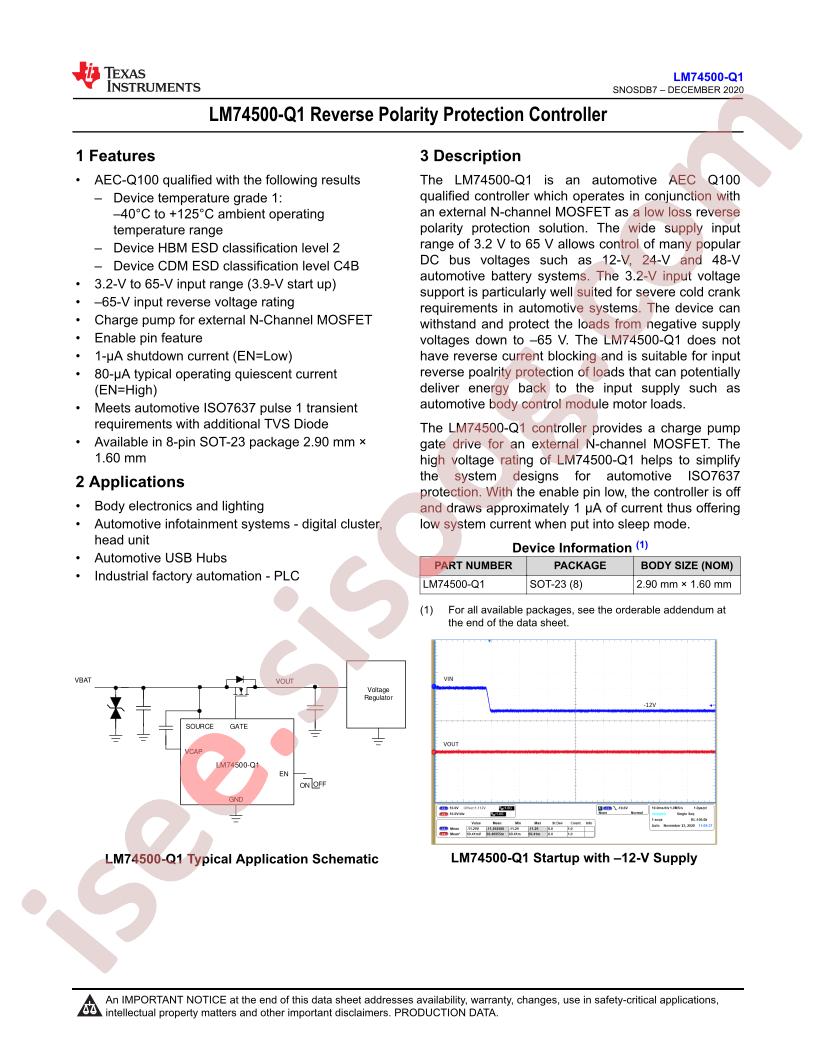 LM74500QDDFRQ1