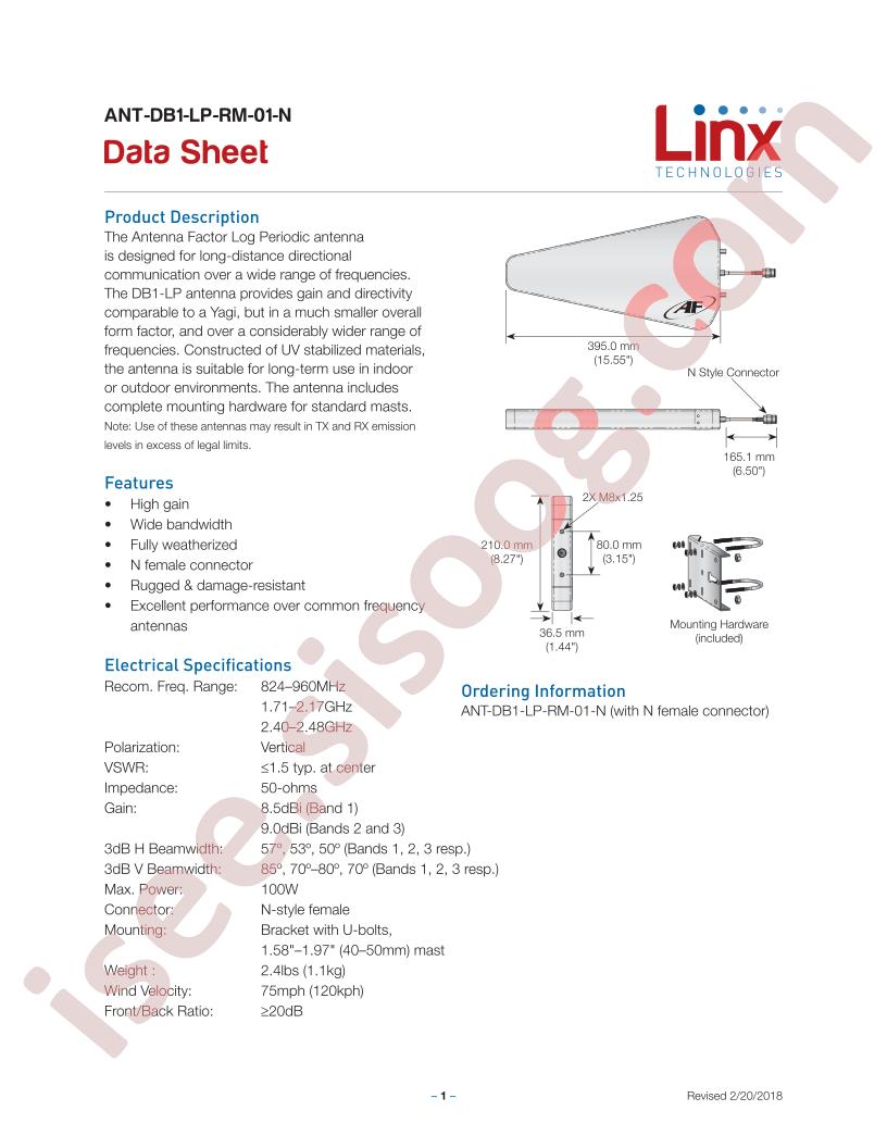 ANT-DB1-LP-RM-01-N