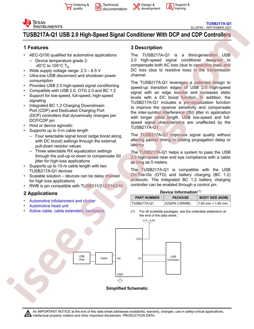 TUSB217A-Q1