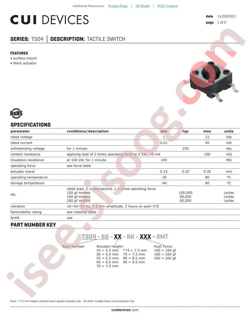 TS04-66-65-BK-100-SMT