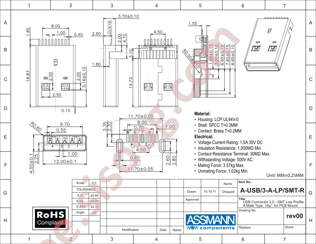 A-USB-3-A-LP-SMT-R