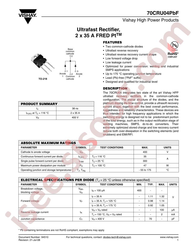 70CRU04PBF