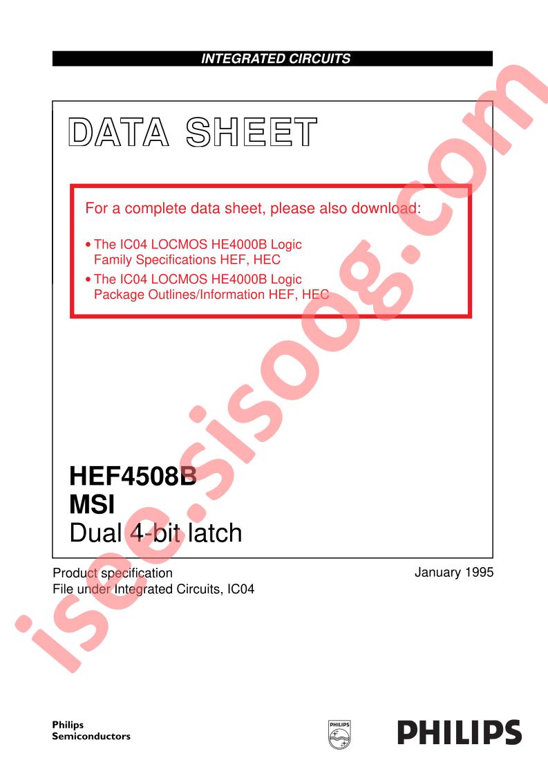 HEF4508B