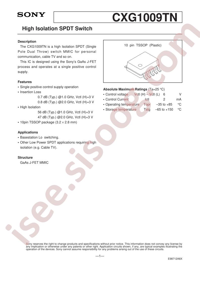 CXG1009TN