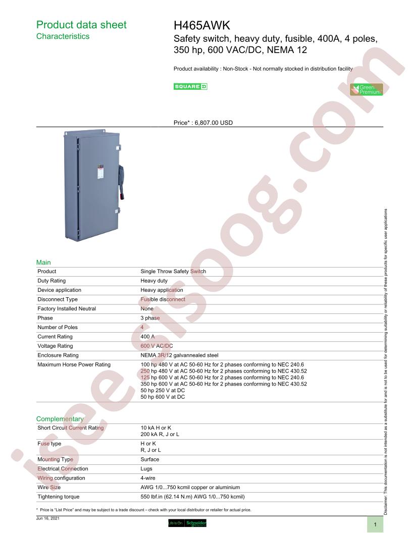 H465AWK