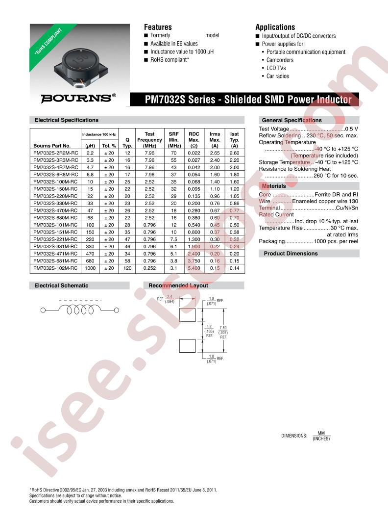 PM7032S-100M-RC