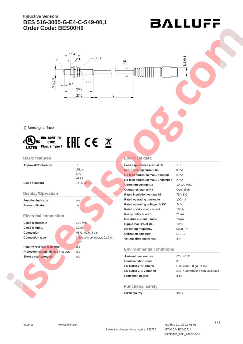 BES516-3005-G-E4-C-S49-00