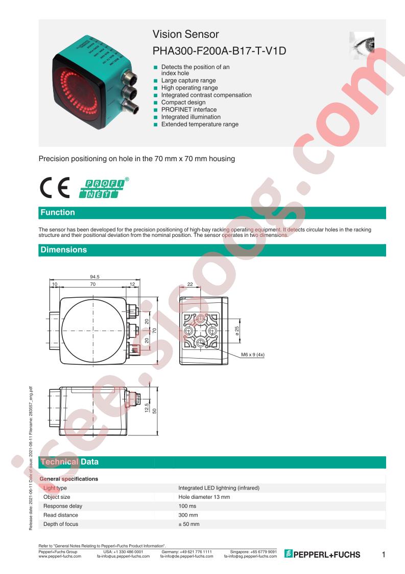 PHA300-F200A-B17-T-V1D