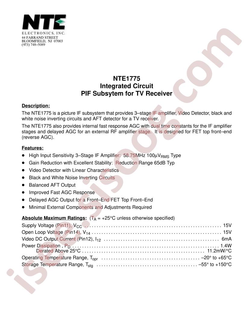 NTE1775