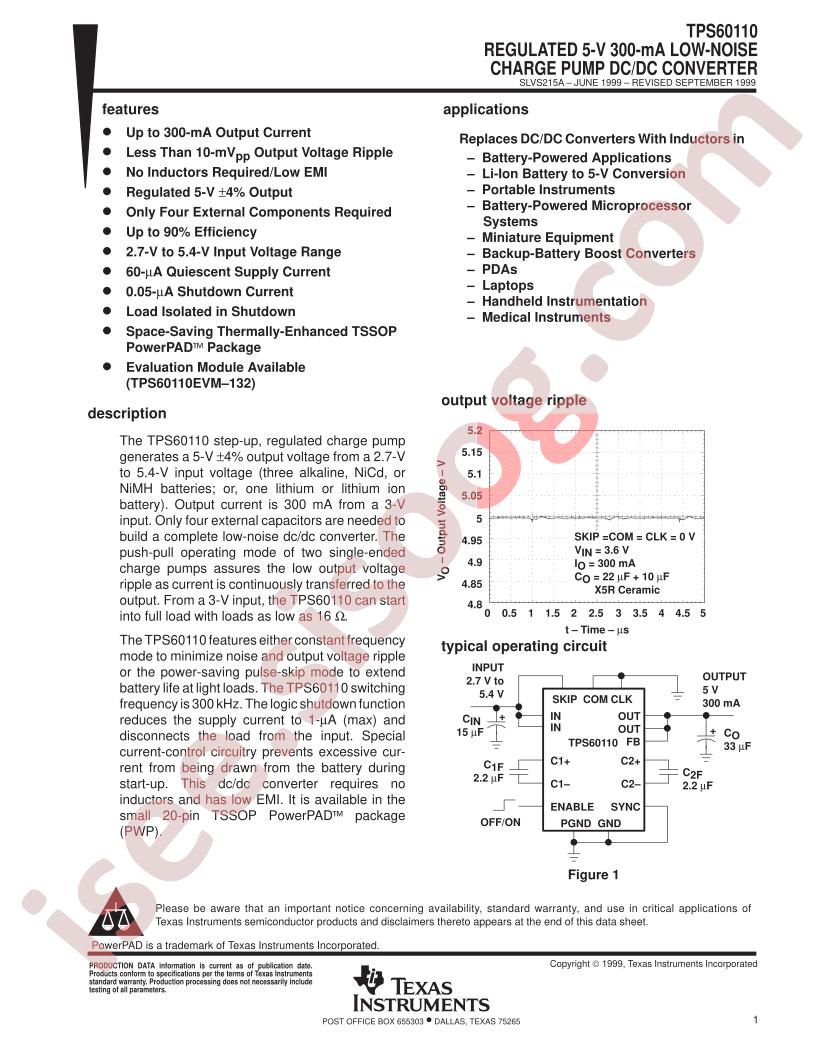 TPS60110PWP
