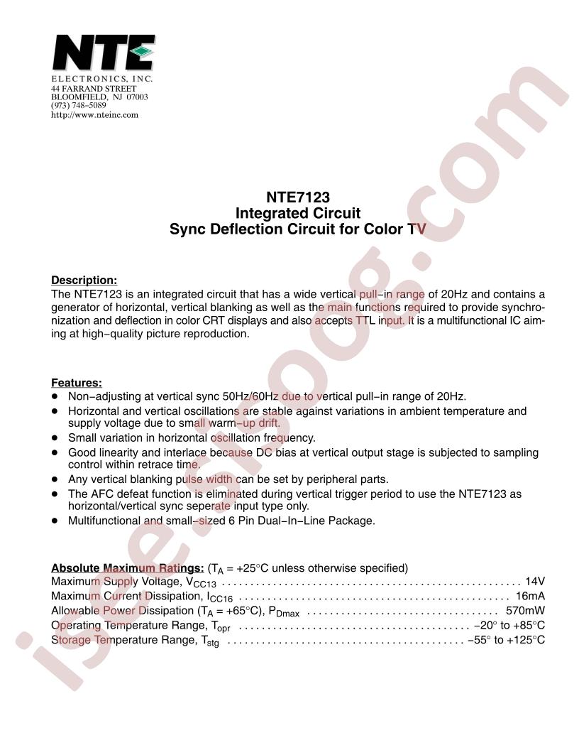 NTE7123