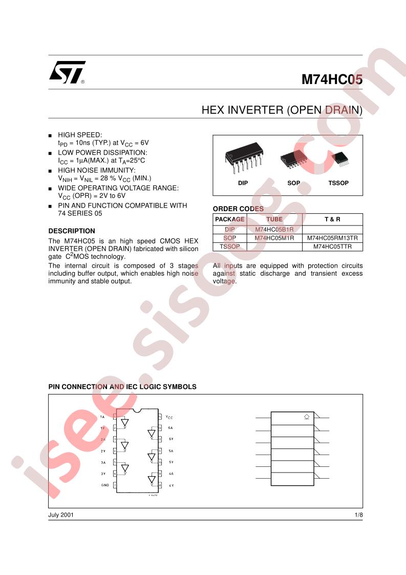 M74HC05