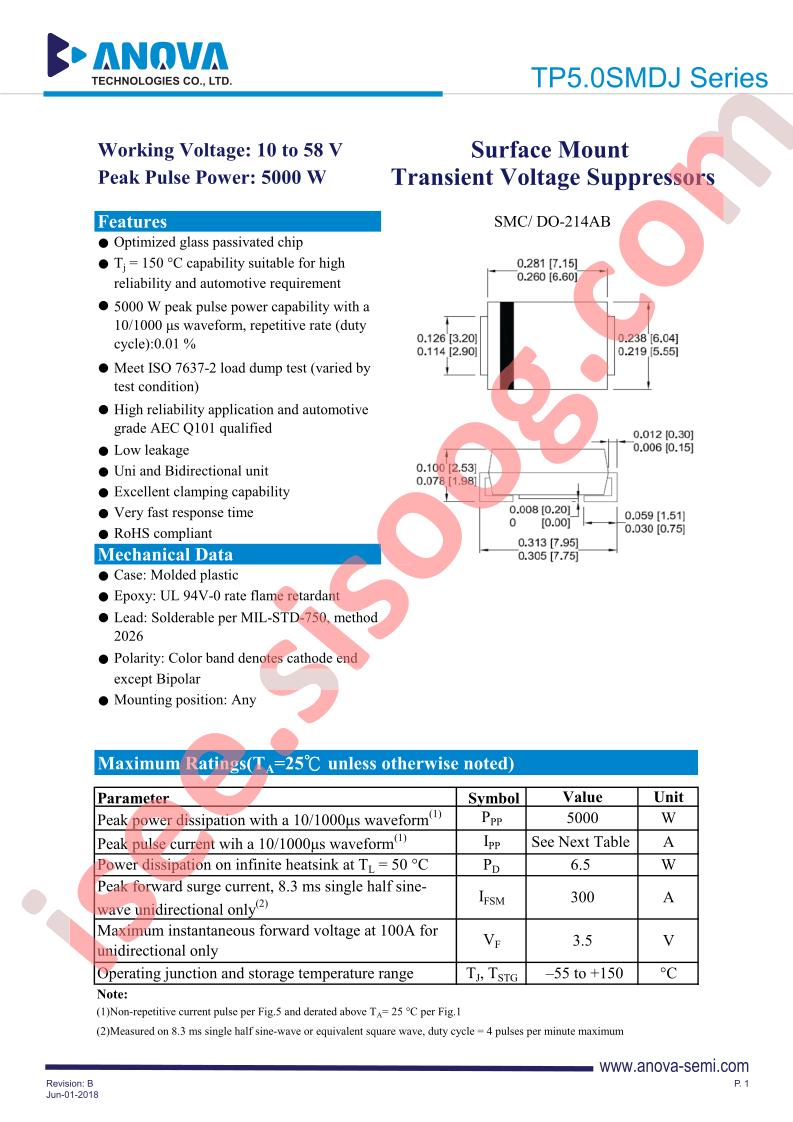 TP5.0SMDJ13A