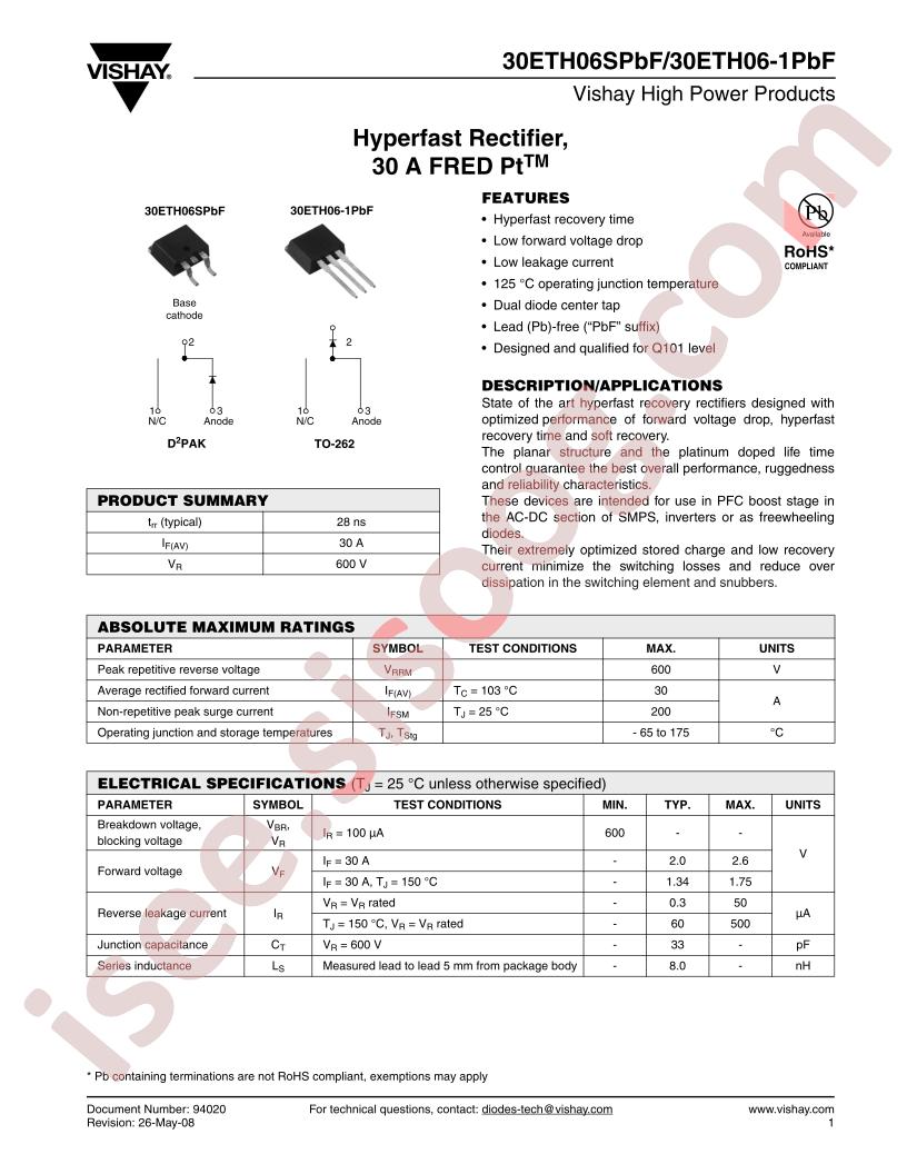 30ETH06-1PBF