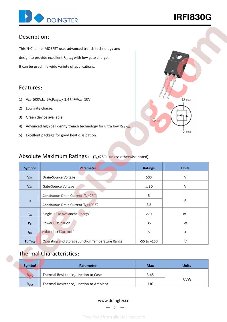 IRFI830G